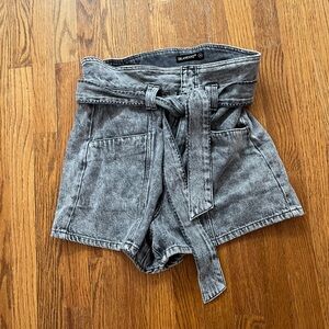BLANKNYC paperbag denim shorts